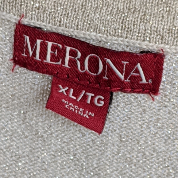 Slinky top + metallic cardigan - Picture 8 of 13